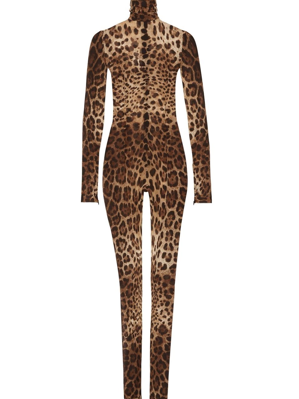 Affordable sheer DOLCE&GABBANA jumpsuit Dolce Women KIM Gabbana leopard-print & 0404